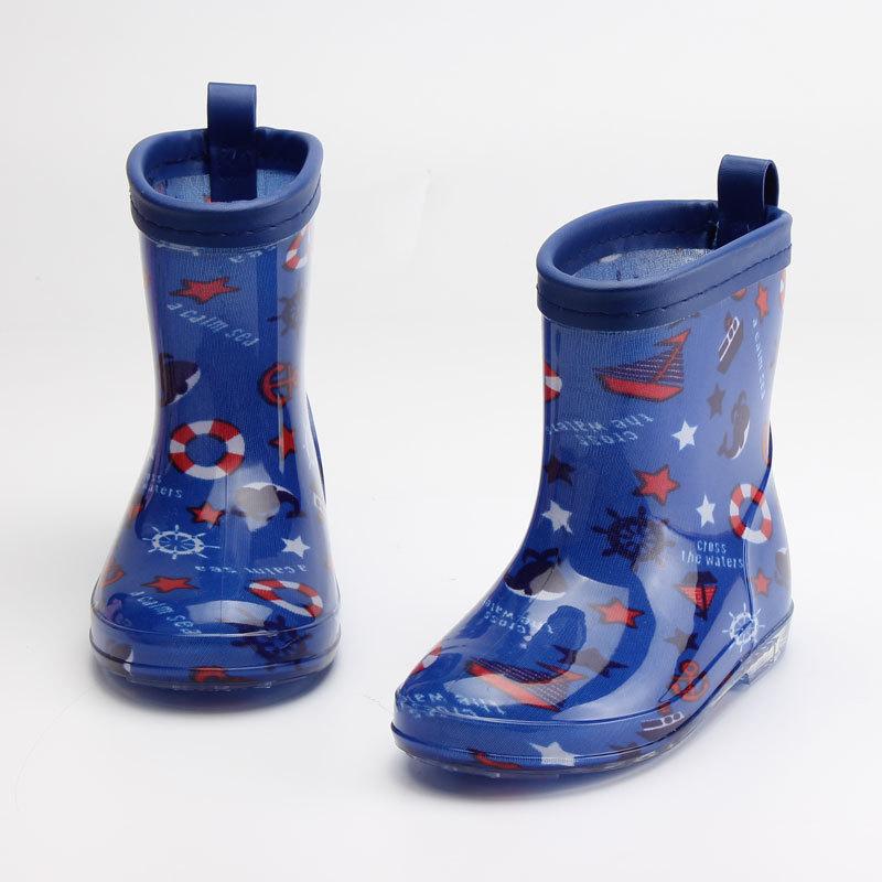 2024 Spring Fashion Classic Children's Shoes Pvc Rubber Kids Baby Cartoon Shoes Children's Water Shoes Waterproof Rain Boots