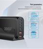 200W GaN Multi-Port PD Fast Charger with 2A4C Ports for Phones & Laptops