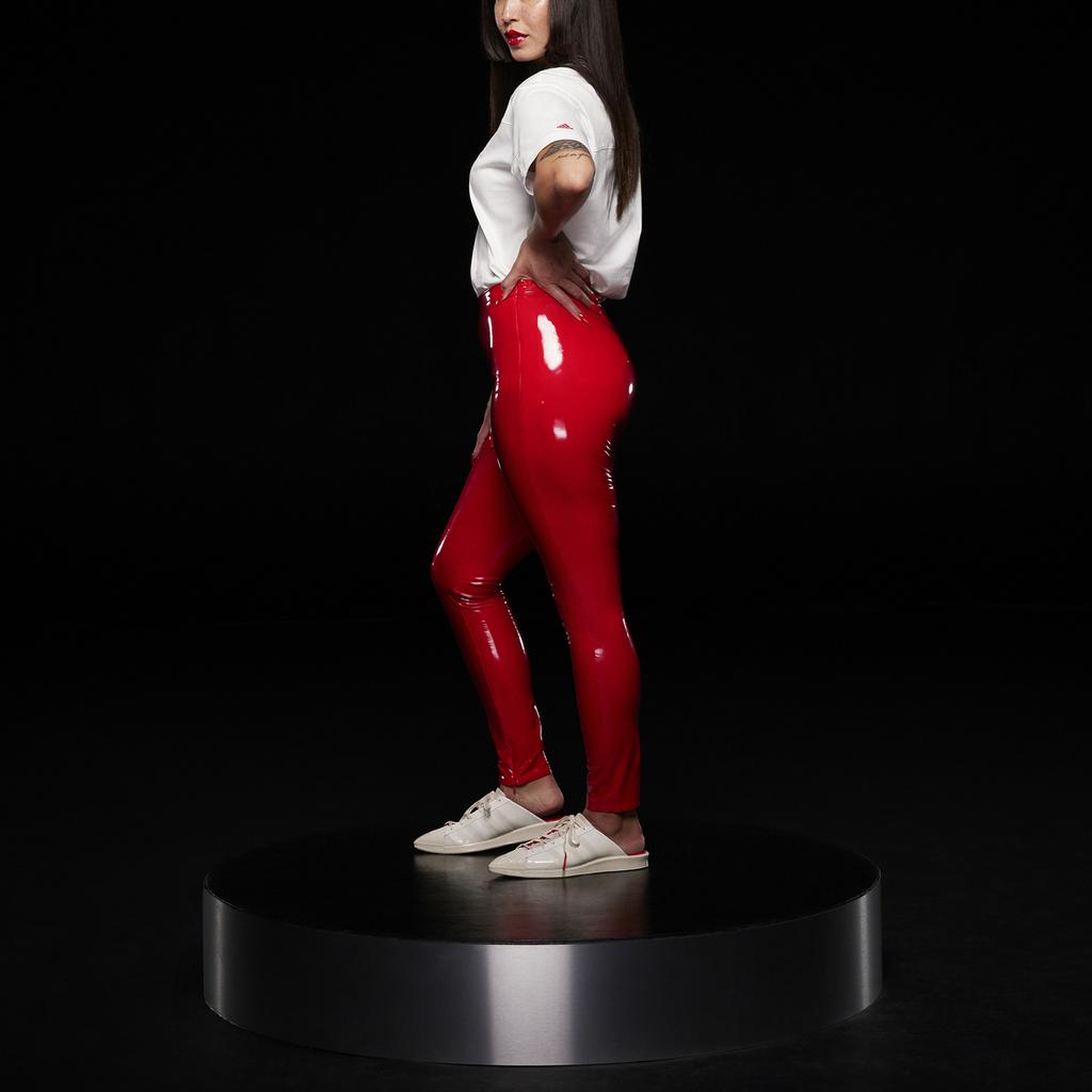 Adidas Пуловер с круглым вырезом X Ivy Park, спортивная футболка с короткими рукавами, топы унисекс, белые, HI1969