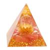 Crystal Pyramid Crushed Stone Tower Home Decoration Desktop Hand Made Ornament for Stress Reduce