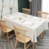 Rectangular Plastic Tablecloth Pvc Waterproof Antifouling Cover Outdoor Dining Table Cloth