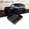 Car Central Armrest Storage Box for Chery Jetour T2 Traveler 2024 2024 Center Console Plastic Stowing Tidying Car Accessories