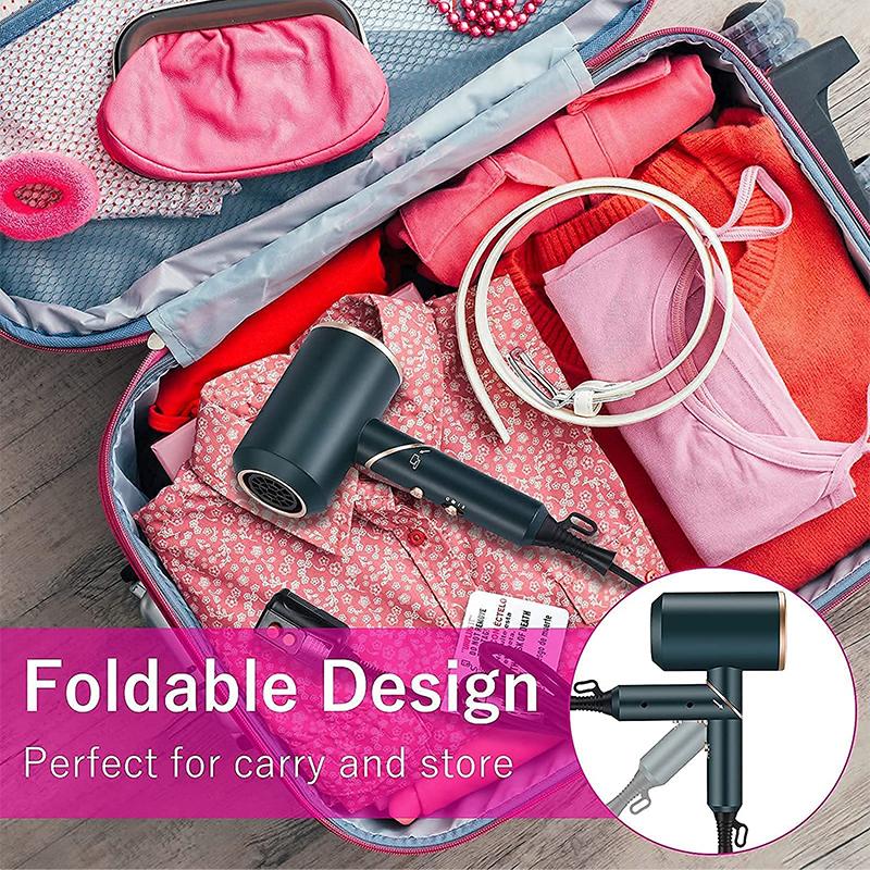 Negative Ion Household Hair Dryer High Power Folding Hair Dryer