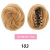 LUPU Girl's Chignon Natural Black Brown Straight Messy Bun For Women And Kids Donut Roller Hair Bun