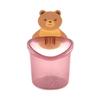 1Pcs Teddy Bear Wall Mounted Toothbrush Holder Cup Punch Free  Rack Bathroom Supplies Organizer Bathroom Accessories Banheiro