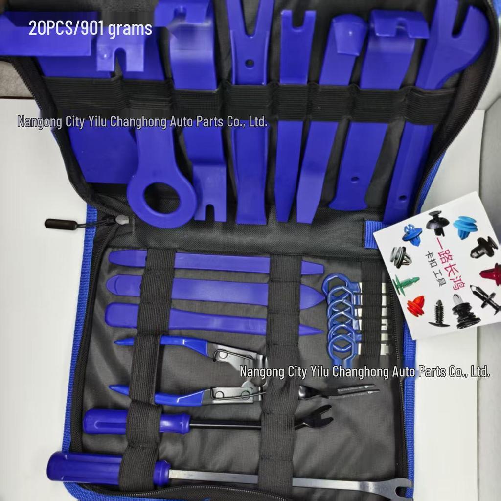 Набор монтировок и отверток для ремонта автомагнитол – 19/20/25/38/40/439 шт. с сумкой для инструментов