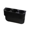 Car Console Cup Holder Multifunctional Sturdy Stable Reliable Stylish Car Seat Phone Crevice Organizer for Cars Black