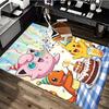 1pc Pikachu, Charmander & Jigglypuff Birthday Party Chair Mat, Non-Slip Carpet for Office, Home Decor, Living Room, Bedroom, Game Room, Festive Gift,