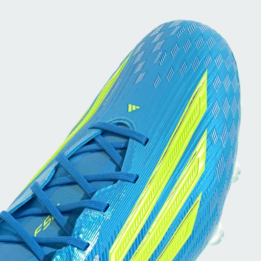 adidas AG JR6465 Unisex Performance Sports Shoes Lucid Ray Blue / Team Solar Yellow 2 / Lucid Aquamarine