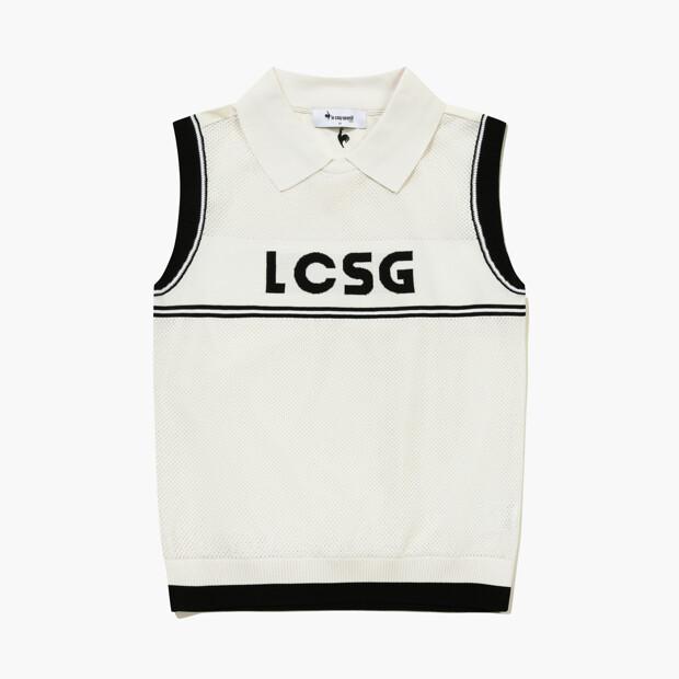 Женский безрукавный трикотажный свитер LECOQ GOLF (Gq322Lkv71)