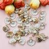 Высокое качество жемчужное ожерелье, серьги, кулон из сплава, аксессуары для капель масла, кулон, ювелирные изделия ручной работы, сделай сам, 20 шт., 14,5*15,5 мм