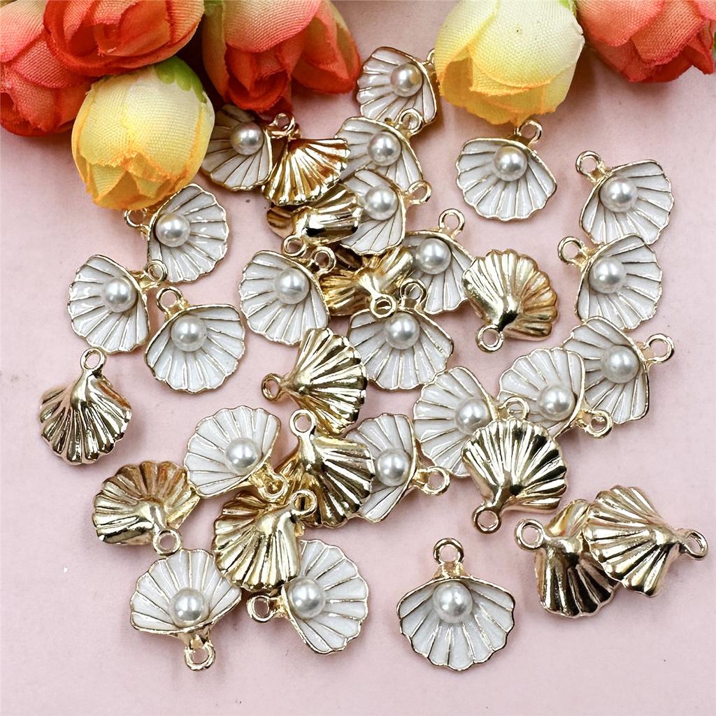 Высокое качество жемчужное ожерелье, серьги, кулон из сплава, аксессуары для капель масла, кулон, ювелирные изделия ручной работы, сделай сам, 20 шт., 14,5*15,5 мм