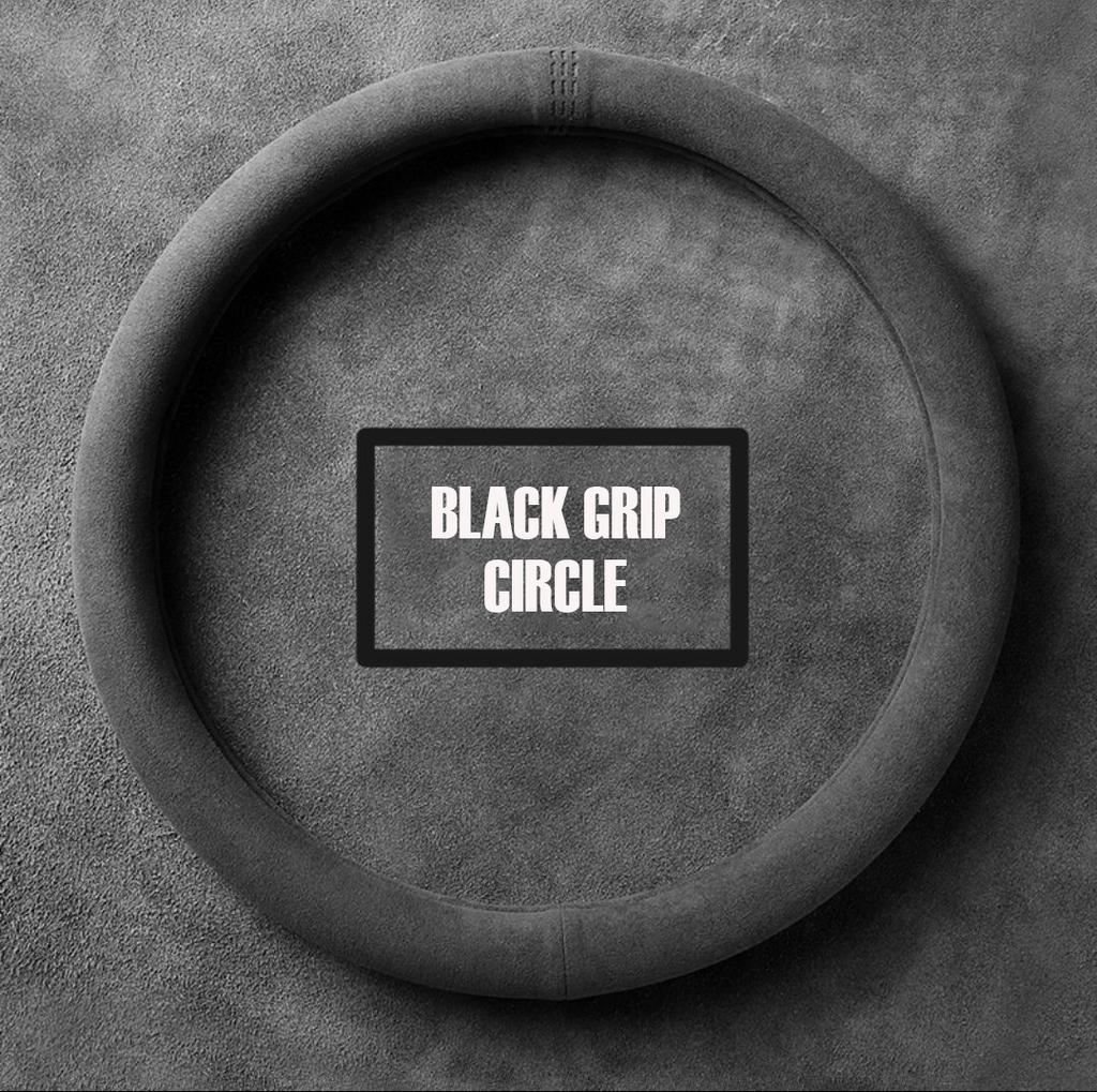 38cm Suede Cow Leather Car Steering Wheel Cover Hollow Pattern For Toyota Hilux Lancer X Nissan Skoda Octavia 3 Volkswagen