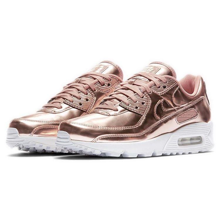 Nike Air Max 90 Металлический Розовое Золото 2020 Женские CQ6639-600