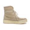 Clarks Оригинальные ботильоны на шнуровке с круглым носком для женщин, светло-коричневые 261634124