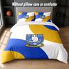 Sheffield Wednesday Football Design Bed Bedding Set 1 Duvet Cover + 2 Pillowcases Soft Breathable Household Bed Linens