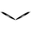 1 Pair ABS Car Headlight Eyebrow Eyelid Cover Trim For VW Golf MK4 1997-2005