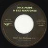 7-дюймовая пластинка NICK PRIDE, PIMPTONES - Don't Turn Me Loose / Four Leaf Clo LEGO207VL Legere 2020 Великобритания Soul/Funk