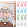 50Pcs Clothes Hanger Connecting Hooks Mini Size Multi-Color Versatile Space Saving