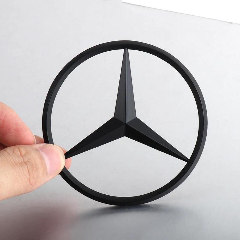 70мм 3D Металлическая Наклейка для Стайлинга Автомобиля, Значок на Капот Двигателя, Декор для Mercedes Benz E C G M S A B Класса W176 W204 W212 GLC CLA W168 W202