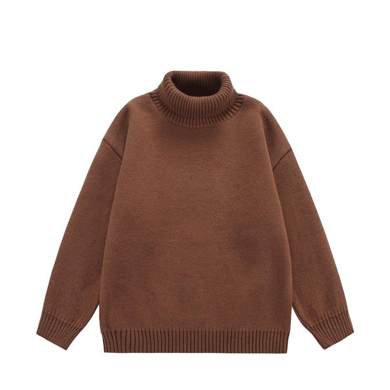 Водолазка для мужчин на осень и зиму, бархатная рубашка большого размера, модная внутренняя одежда, свободный вязаный свитер в гонконгском стиле.