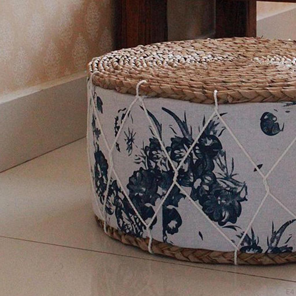 30 см Футон Подушка Напольная Подушка Ручной работы Круглое Сиденье для Медитации Табурет Пуфик для Домашнего Декора