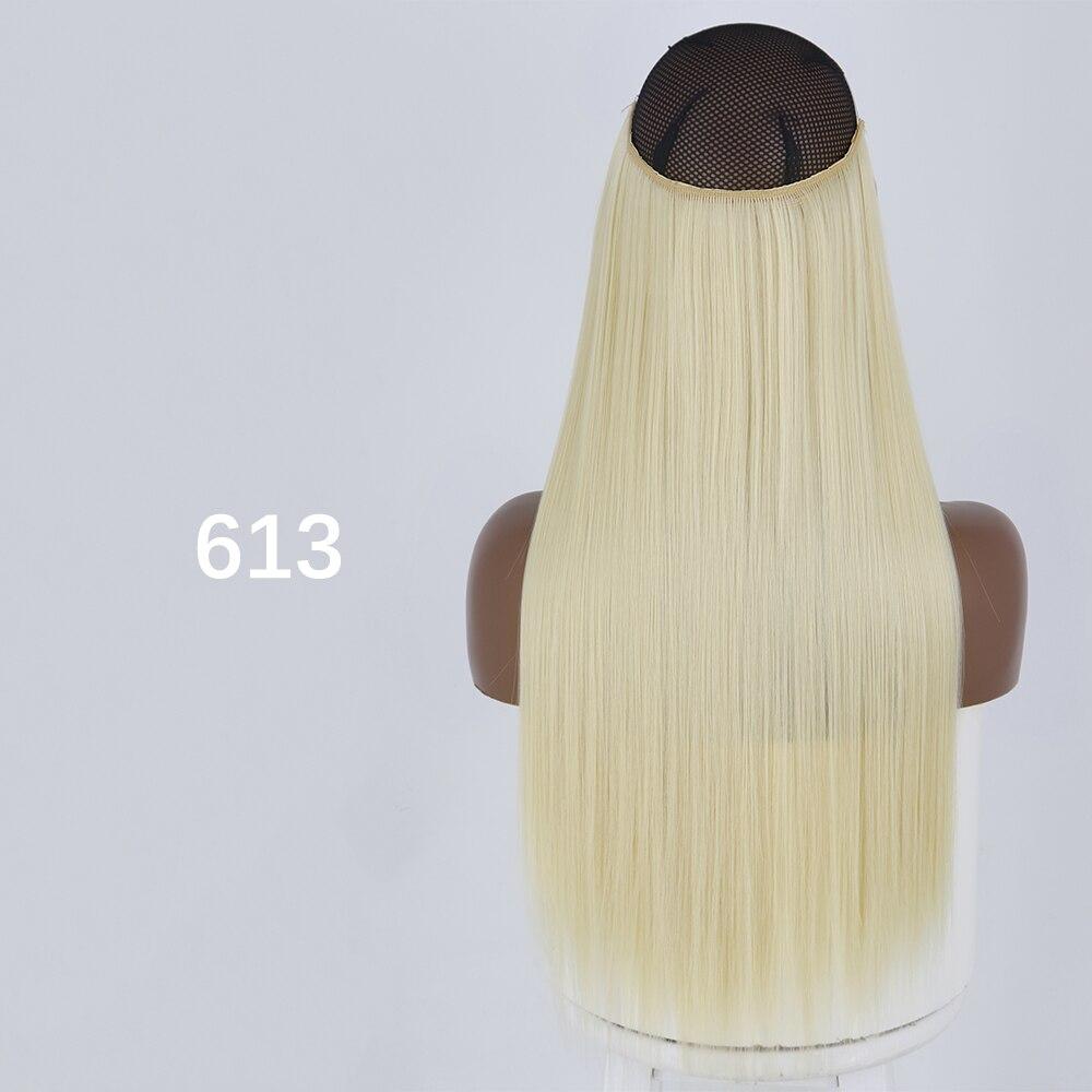 MISS WIG Женская повседневная одежда, натуральные волнистые невидимые наращивание волос без зажимов, длинные волнистые прямые волосы из синтетического волокна
