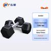 Wu Ye Hexagonal Dip-Coated Dumbbell Set
