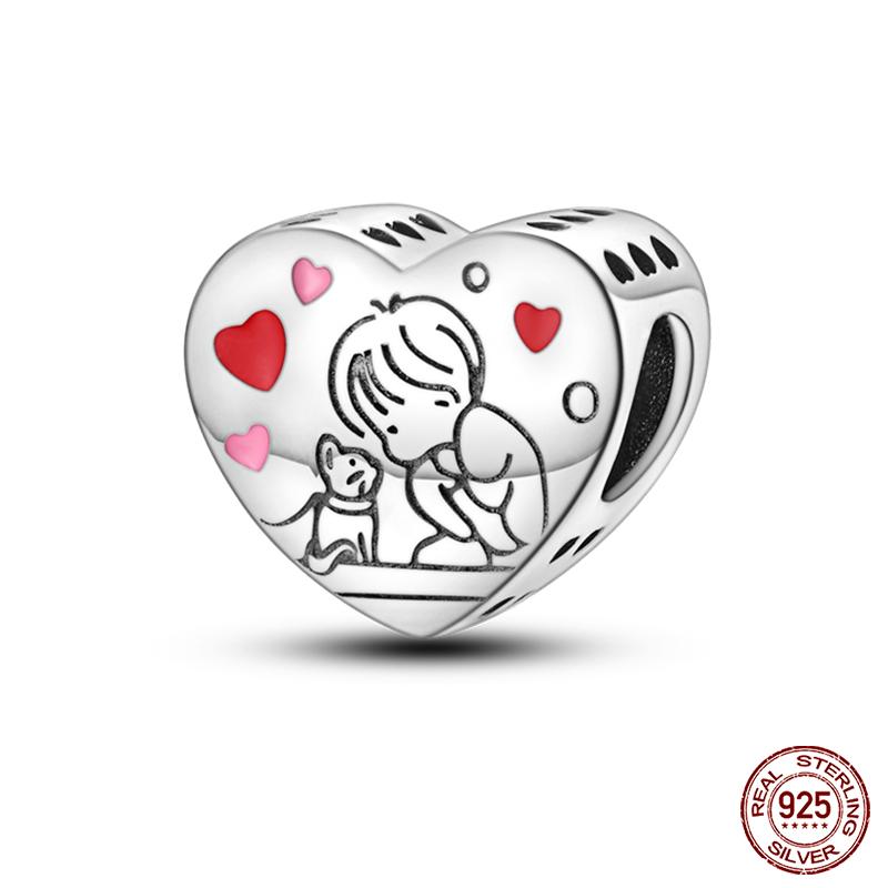 Оригинальные бусины-шармы серии Magic Color Chameleon Luminous из стерлингового серебра 925 пробы, подходящие для браслета, сделай сам, ювелирные изделия, подарки