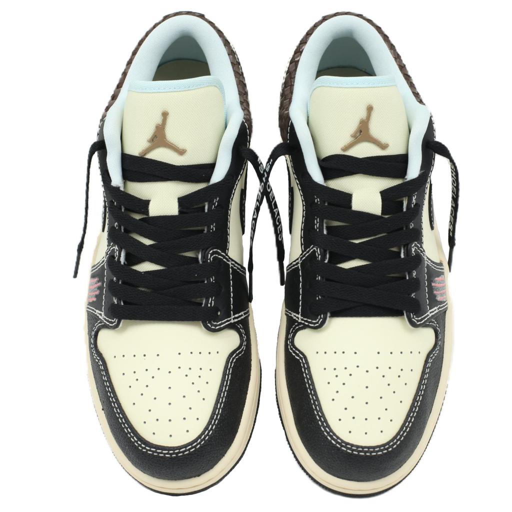 Jordan Air Jordan 1 LOW SE Кожаная Амортизация Устойчивая к Скольжению Устойчивая к Истиранию Низкие Винтажные Баскетбольные Кроссовки Мужские HQ3437-101(Команда205- )