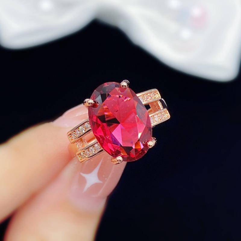 BELLA BOX Цвет розового золота, кольцо для свадебной церемонии, женское геометрической формы, циркон, камень темперамента, стильные аксессуары для женщин