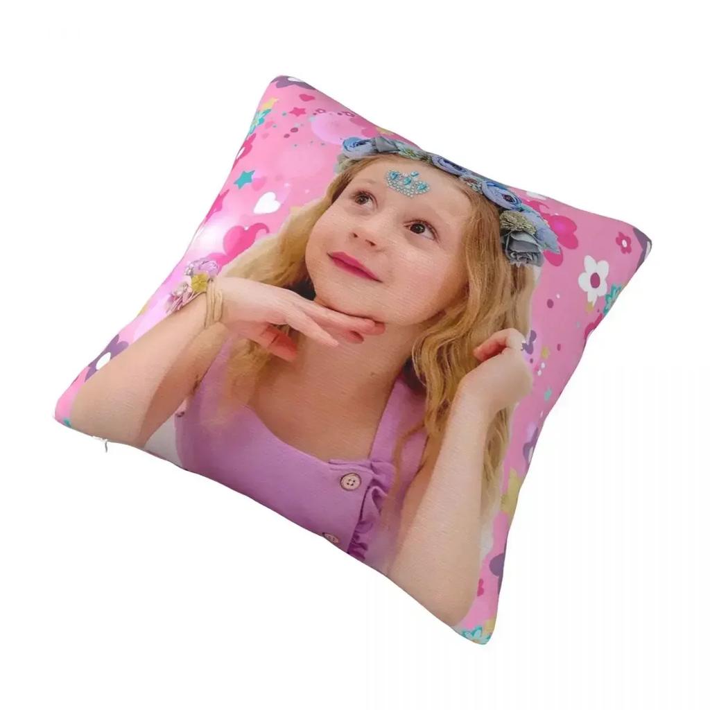 Розовая клетчатая наволочка Like Nastya с принтом, полиэстеровая наволочка для подушки, украшения, наволочка, домашняя на молнии