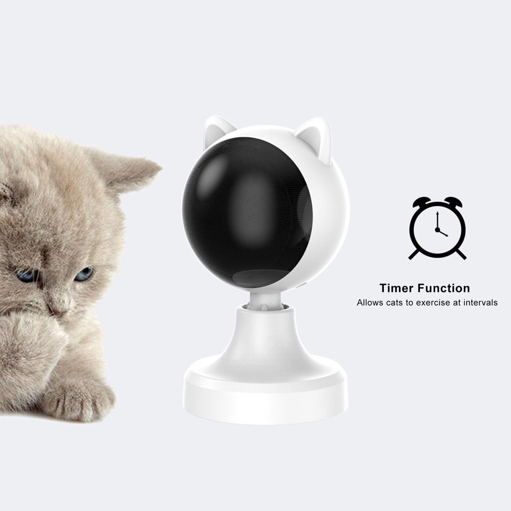 Rechargeable Interactive Laser Cat Toy Two Modes Infrared Smart Automatic Laser Interactive Cat Toy
