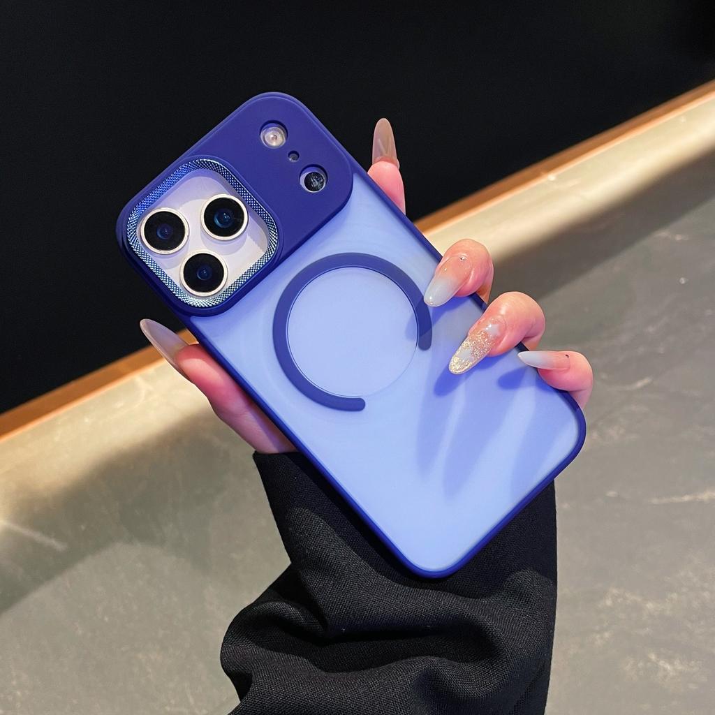 Прозрачный магнитный чехол для телефона для iPhone 17 11 12 13 16 Pro Max Air 14 1 16 Plus Защитная крышка для беспроводной зарядки