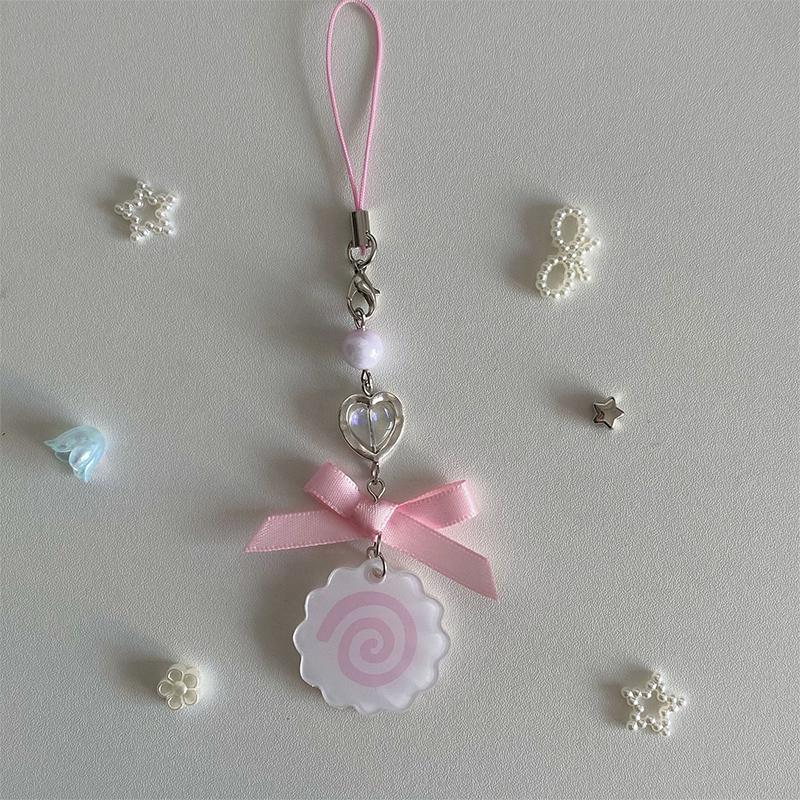 Cute Fish Plate Phone Charms Pendant For Card Book Creative Kawaii Keychain For Phone Bag Accessories