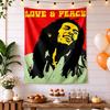 Bob Marley Retro Tapestry Rustic Farmhouse Designed for Dorm Wall Bedroom Reading Corner All Season Hand Painted Style Perfect Gift for Dorm Roommate