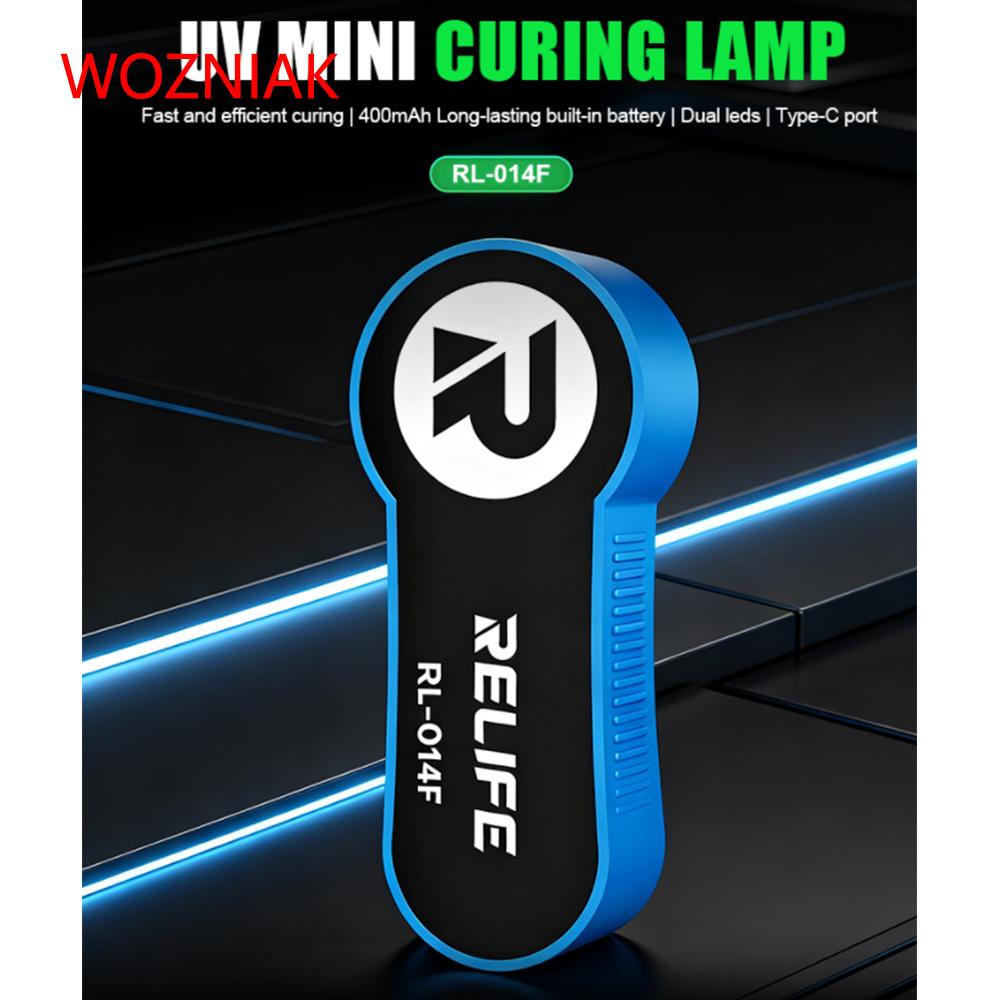RELIFE RL-014F УФ Мини-Лампа для Отверждения Быстрое и Эффективное Отверждение Зеленого Масла Теневой Клей Встроенный Аккумулятор 400 мАч Инструмент для Ремонта