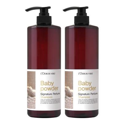 Roderbert Signature Perfume Shampoo Baby Powder, 1 л, 2 шт.