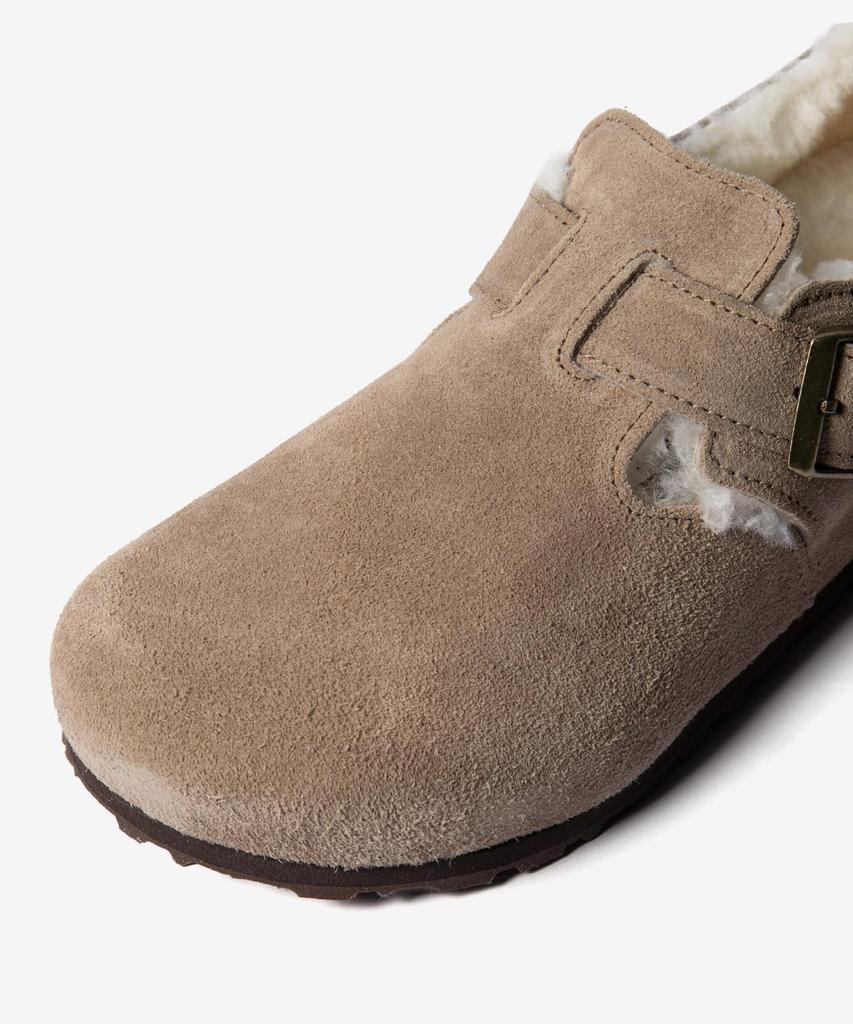 Сандалии Birkenstock Comfort 1028470 London Shearling Taupe