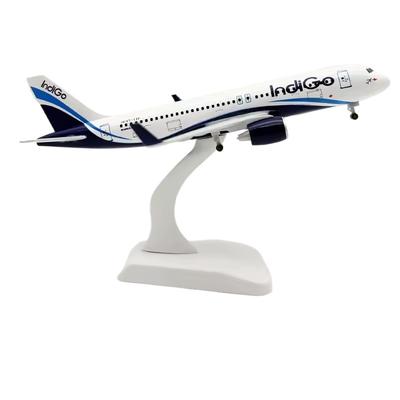 Симулятор самолета 20 см Сплав Металл Indigo Airways A320 320 Модель самолета Самолет Детская игрушка Авиационная модель Самолет Образовательный