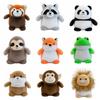 Raccoon Little Animal Plush Toy Lion Panda Plush Doll Stuffed Animals Doll  Kids Holiday Gifts