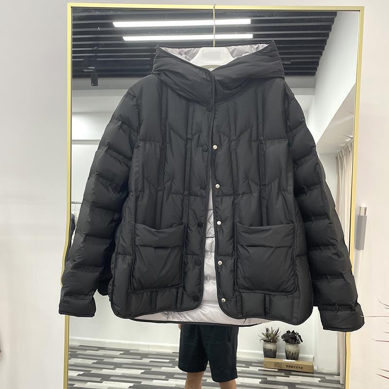 Women's Winter Short Jacket Single-breasted Loose Thickened Bread Clothing