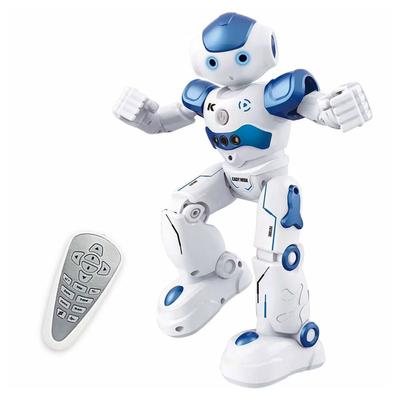 ROBOT PLAZA Игрушка-робот для начальной школы, на день рождения, развивающая игрушка для мальчиков и девочек, детей, двигающаяся, подарок, (синий)