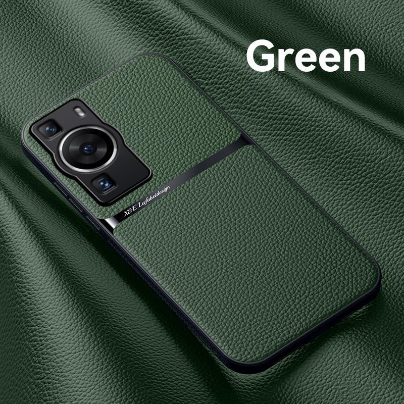 Для Huawei P60 Pro чехол автомобильный магнитный держатель кожаный чехол для телефона Huawei P 60 60Pro мягкий силиконовый противоударный бампер задняя крышка