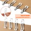 30 шт. Клипсы для рождественских огней Металлические крючки для желобов Высокая несущая способность Атмосферостойкие