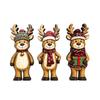 3/4pcs 2D Flat Wooden Desktop Ornaments Rustic Farmhouse Style Holiday Tabletop Decor  Home Decor