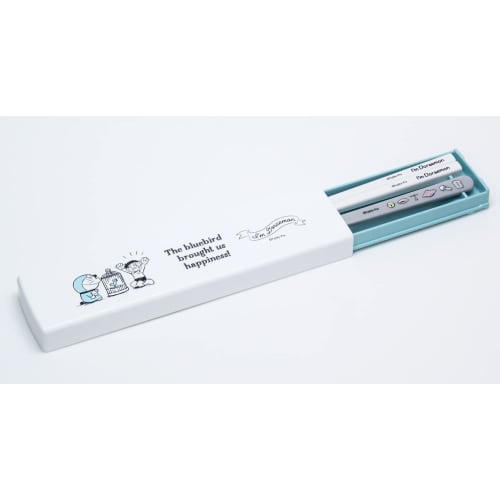 OSK Bento Chopsticks & Cutlery, Doraemon Pull-Lid Combination, Made in Japan, CT-27