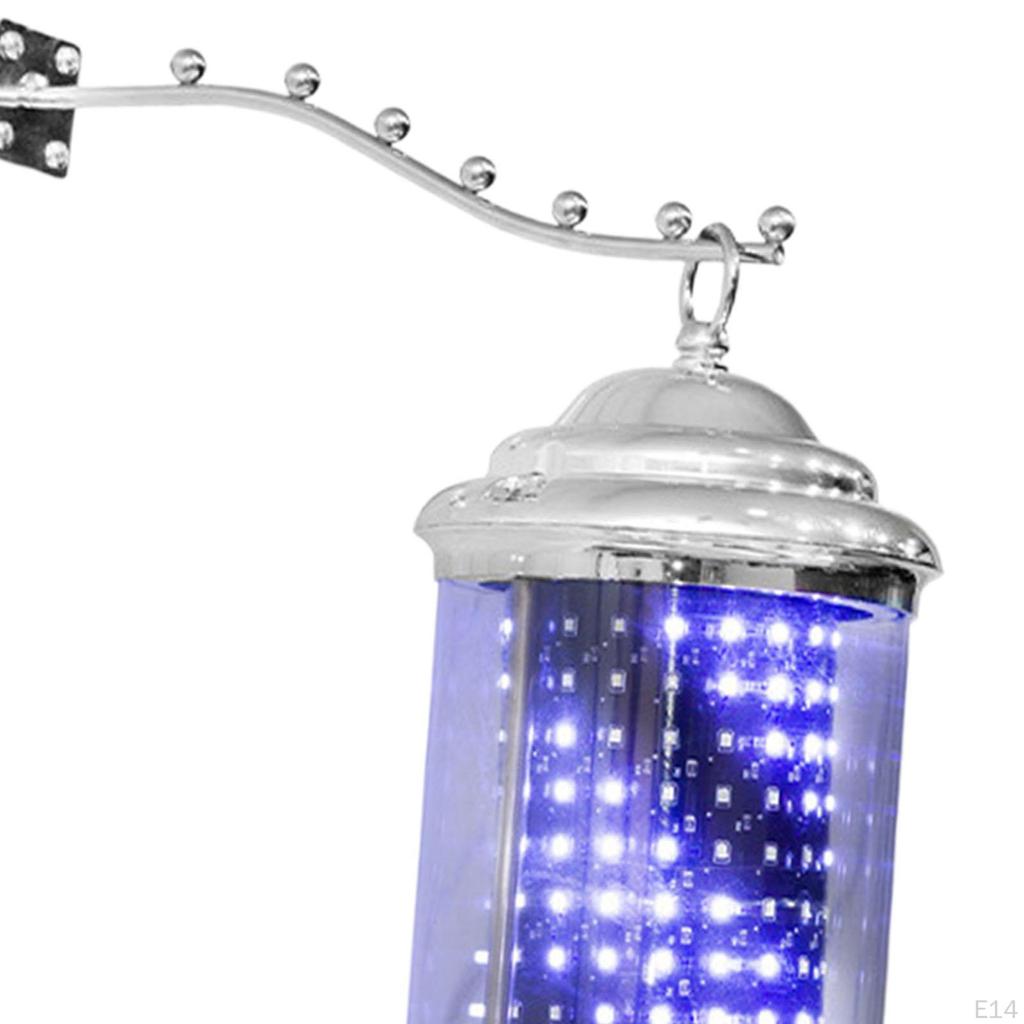 Парикмахерский светильник, непромокаемый, вращающийся для деловой активности, черный, белый, 28 см