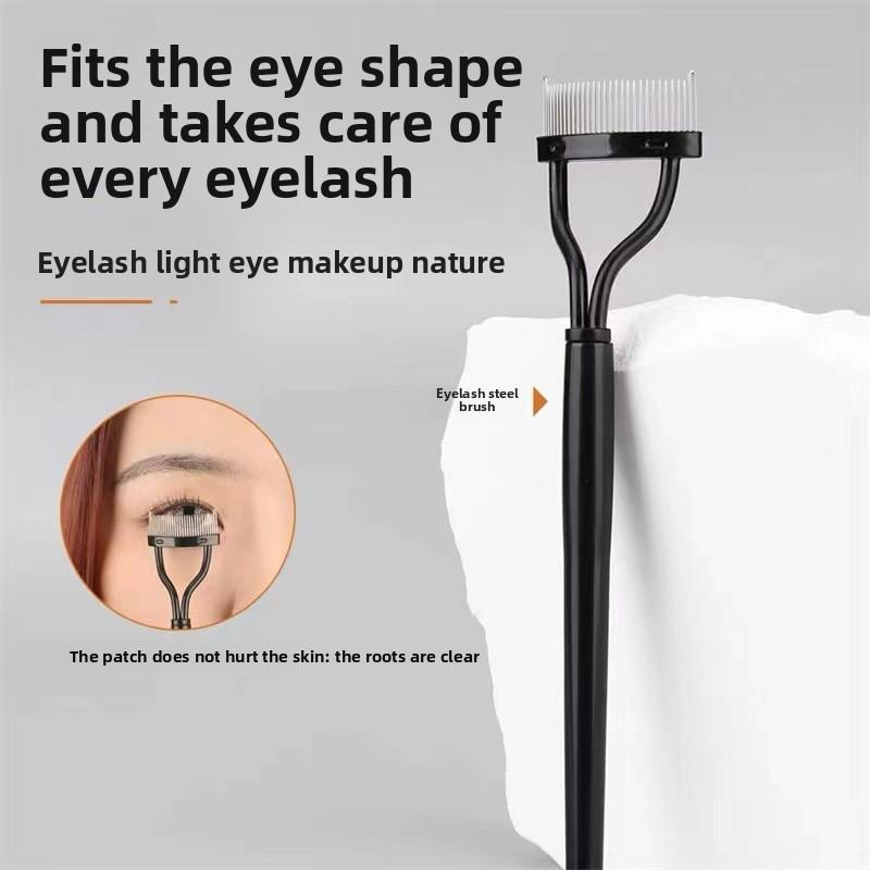 1 шт., металлические зубчики для завивки ресниц, прямые щипцы для завивки ресниц, косметические щеточки для ресниц, расчески, тушь для завивки, инструменты для макияжа из нержавеющей стали