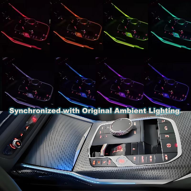 11 Colors Ambient Lighting For BMW 3 Series G20 G22 M3 M4 G80 G82 Interior Decorative Moulding Strips